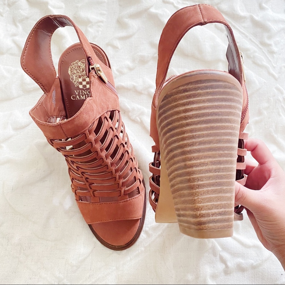 Vince Camuto Kessey Woven Leather Sandal NEW - Picture 8 of 10